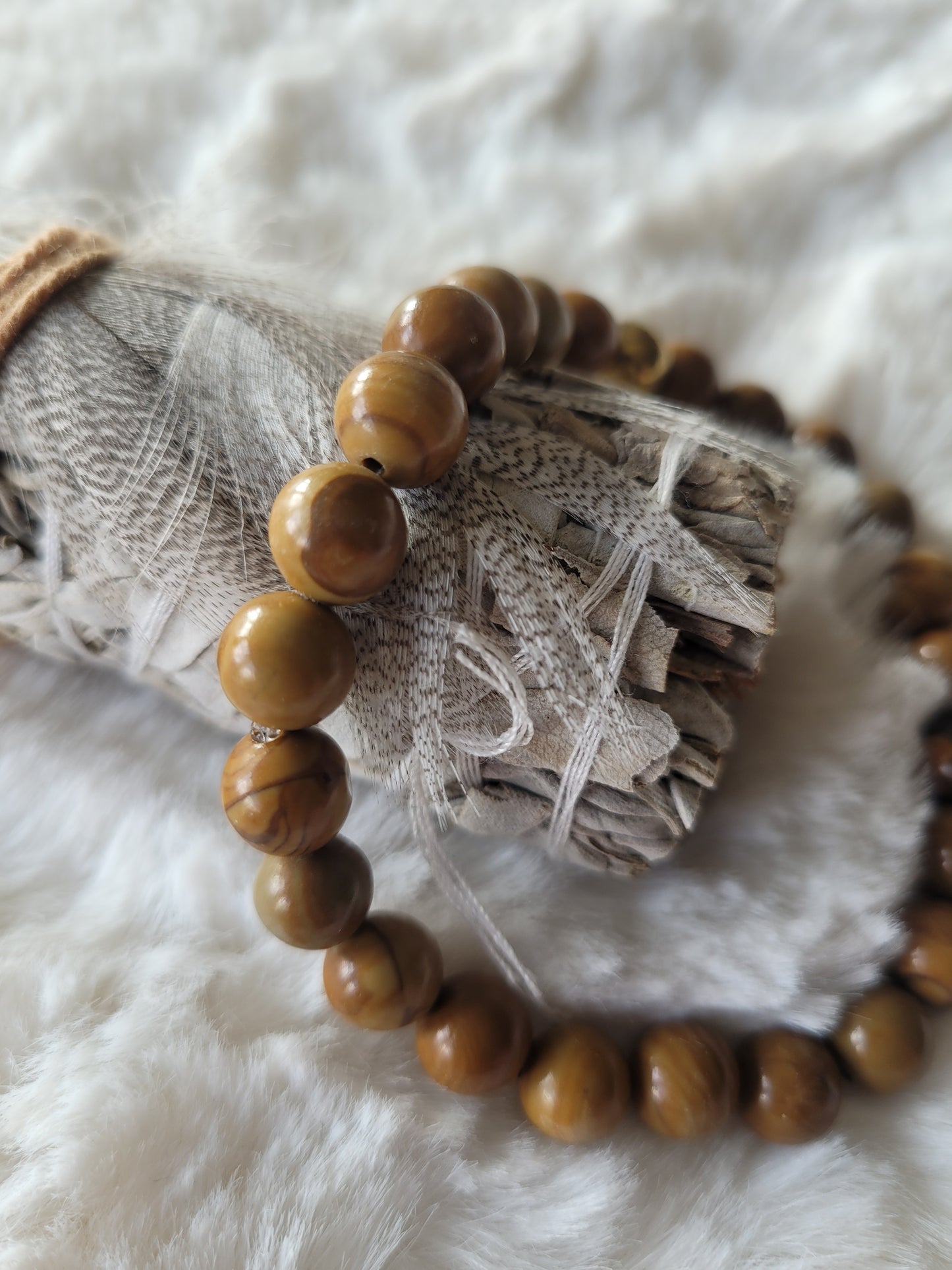 Tan Brown Armband – Aardse Kracht en Harmonie 19 cm