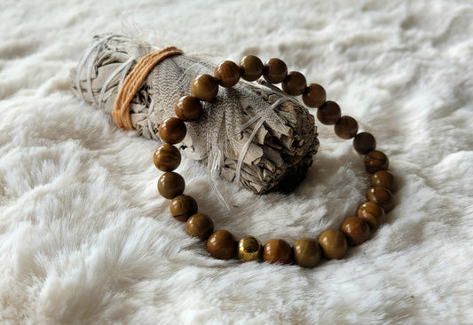 Tan Brown Armband – Aardse Kracht en Harmonie 19 cm