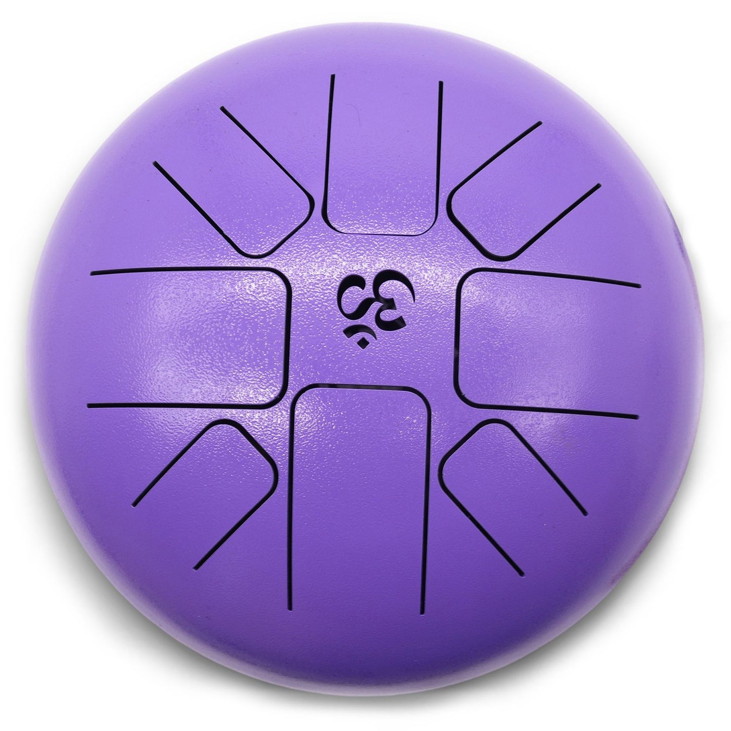 Medium Stalen Tongue Drum – Om Violet (22x16 cm)