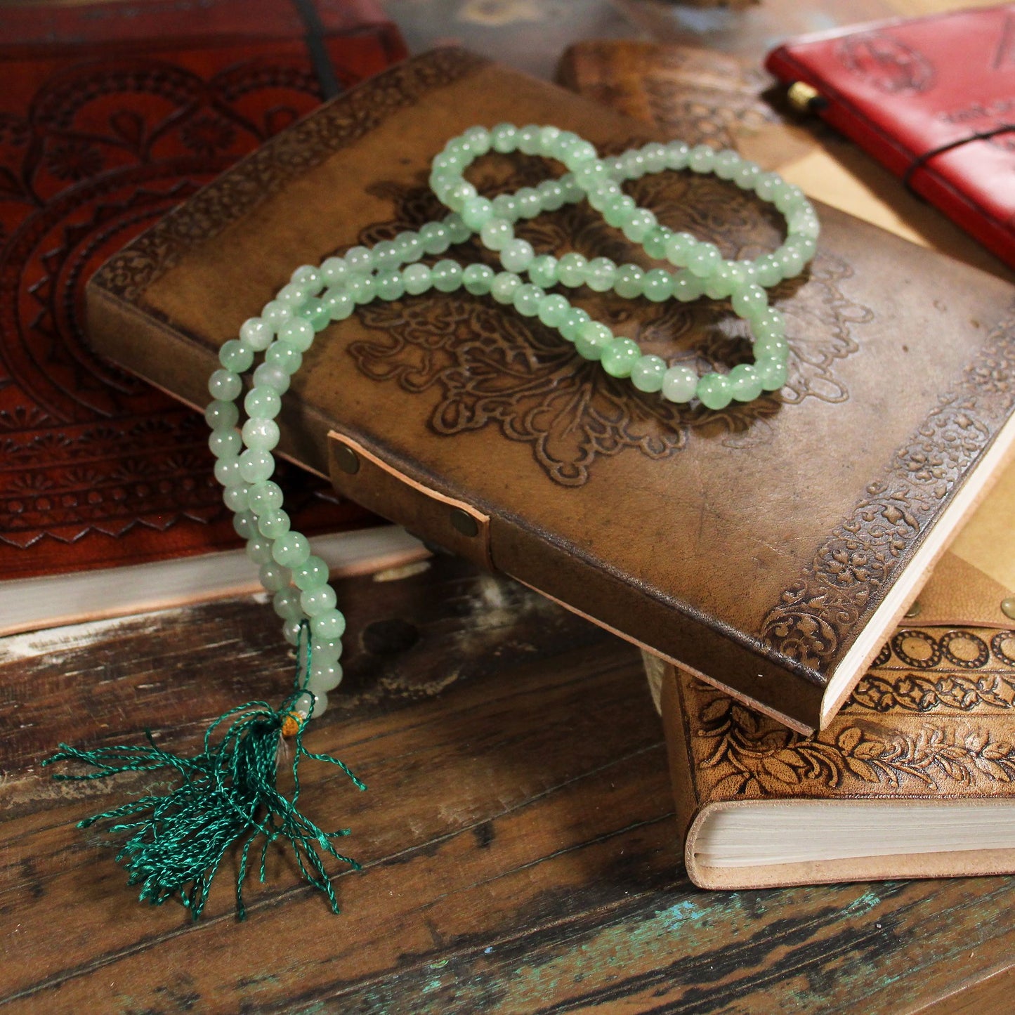 Mala Ketting Groene Amethist – 108 kralen