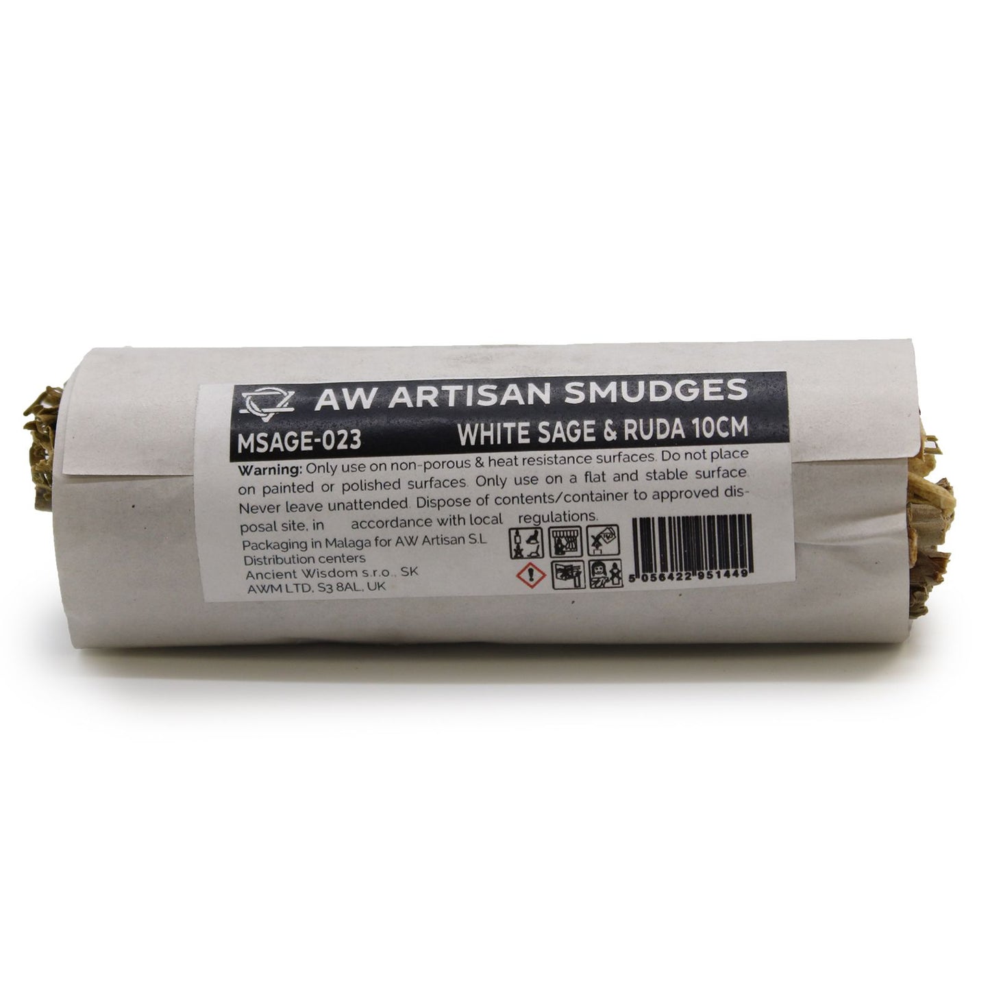 Smudge Stick - Witte Salie & Ruda 10cm