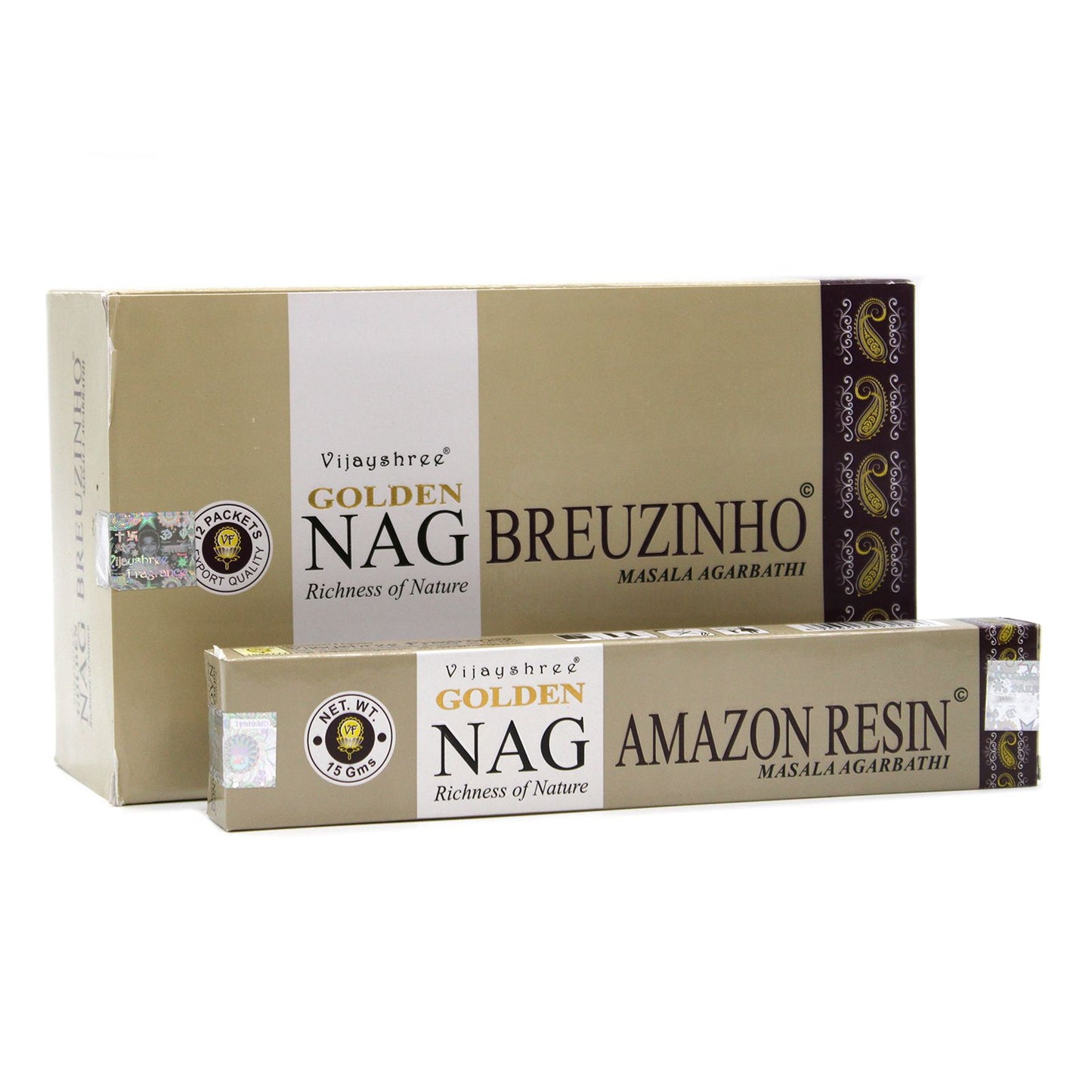 Golden Nag Wierookstokjes – Amazon Hars (Breuzinho) (15g)