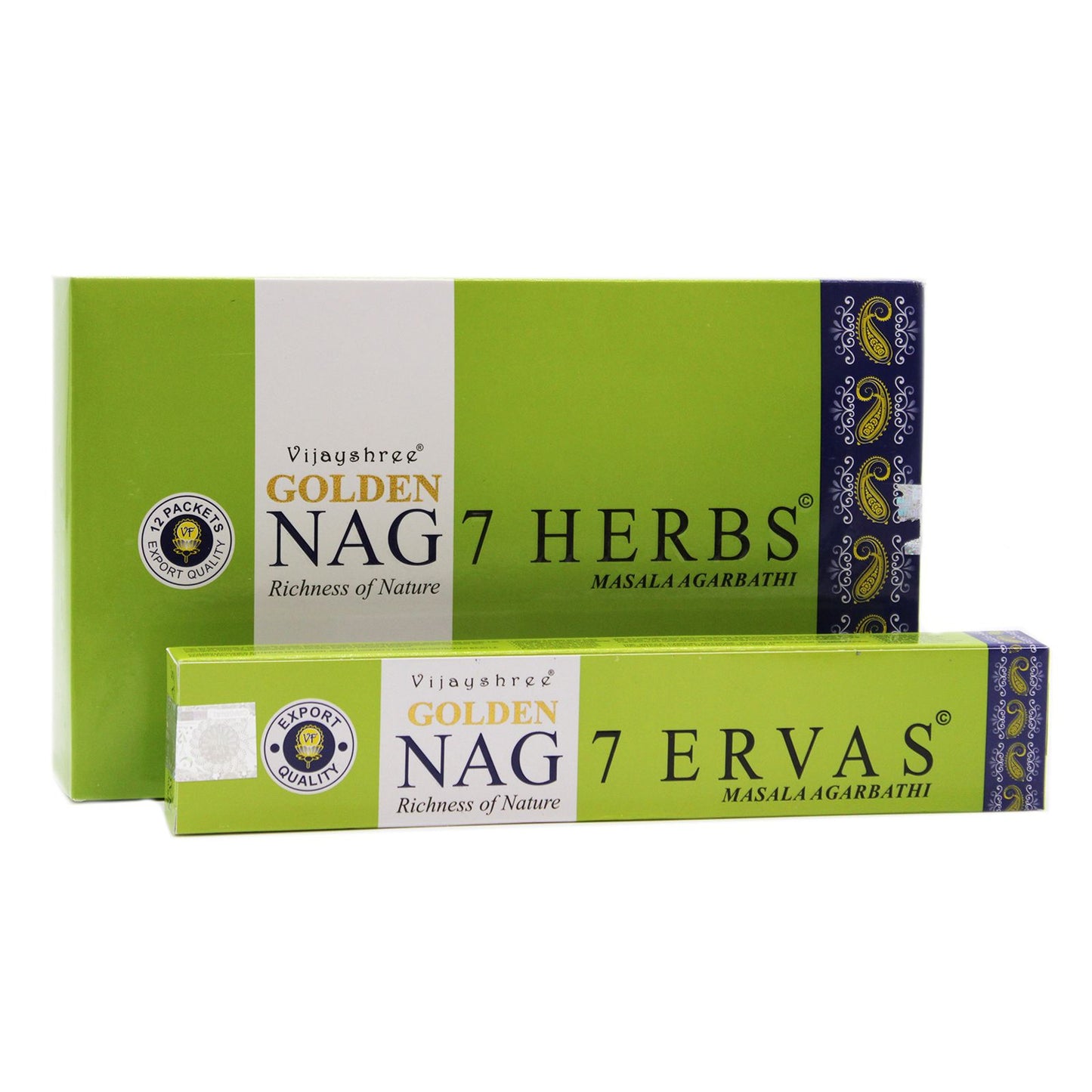 Golden Nag Wierookstokjes – Zeven Kruiden (15g)