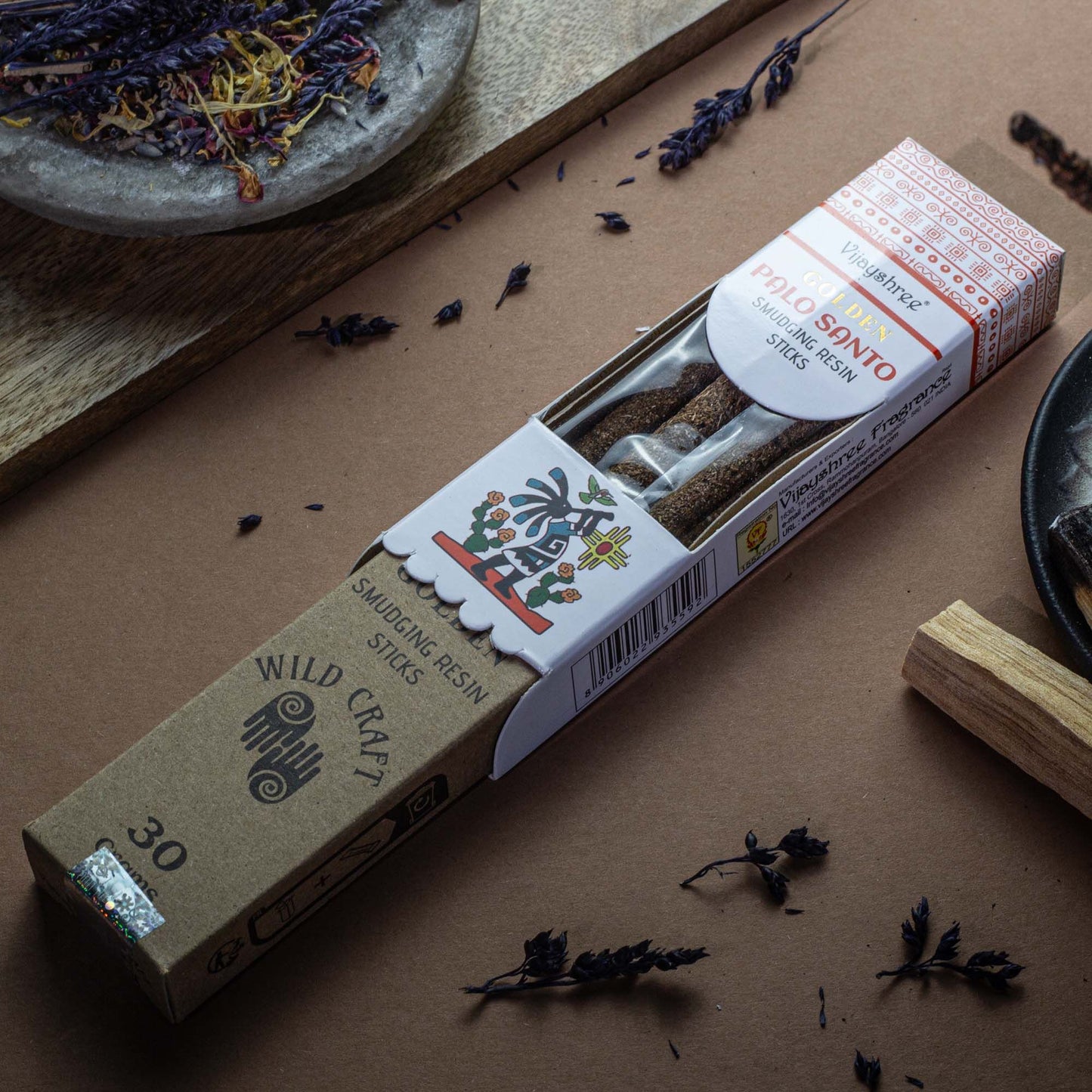 30g Golden Palo Santo Smudging Harsstaafjes (6 stuks)