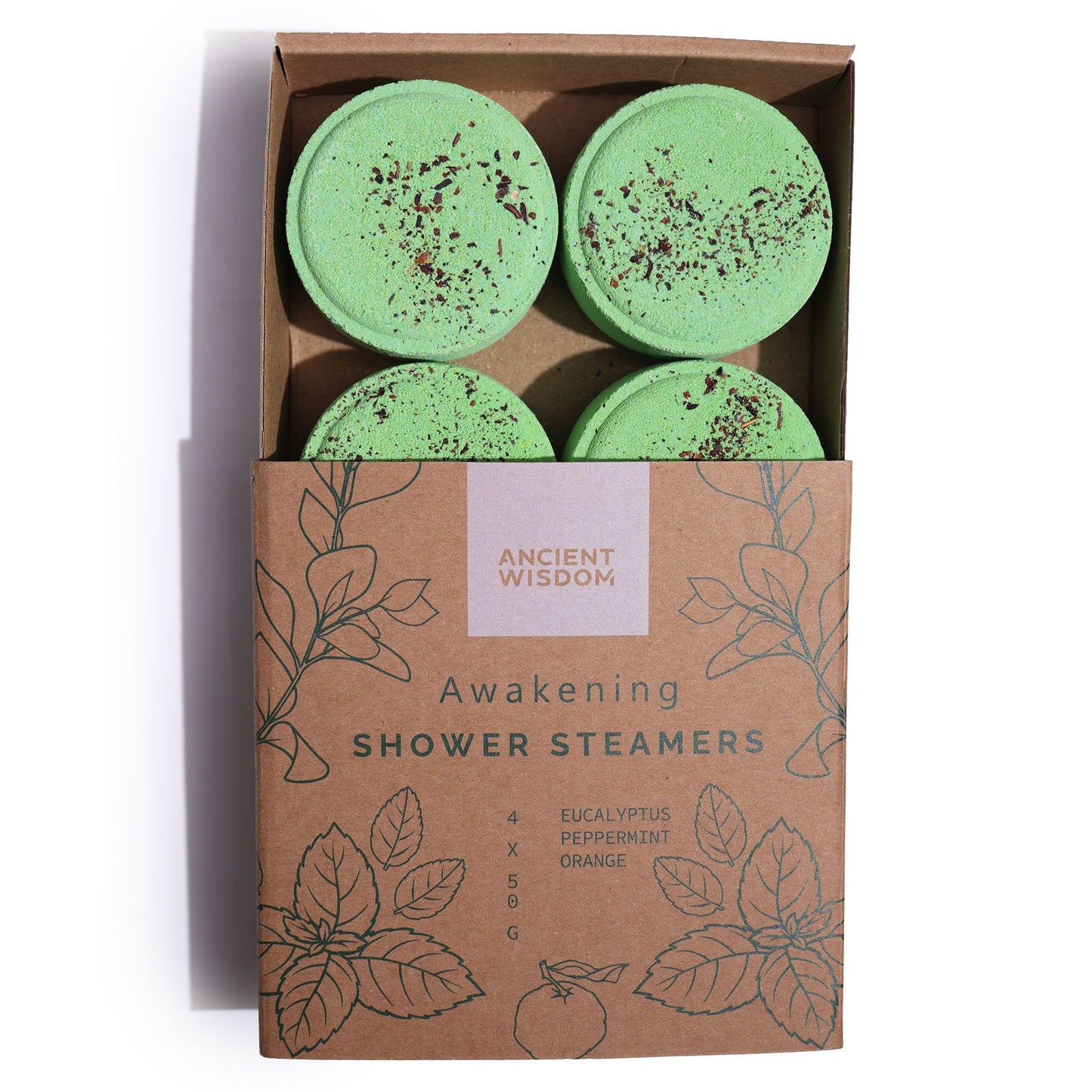 Zen Douchestoomers – Wellness Kwartet – Ontwaken (Groen) | 4 stuks