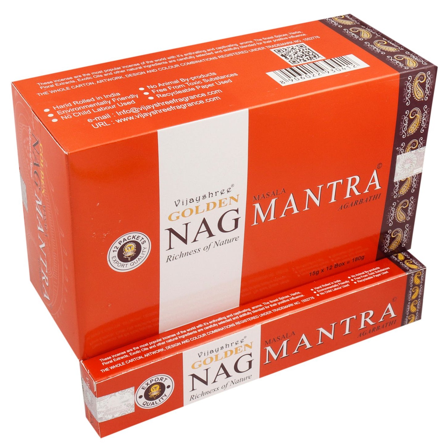 Golden Nag Wierookstokjes – Mantra (15g)