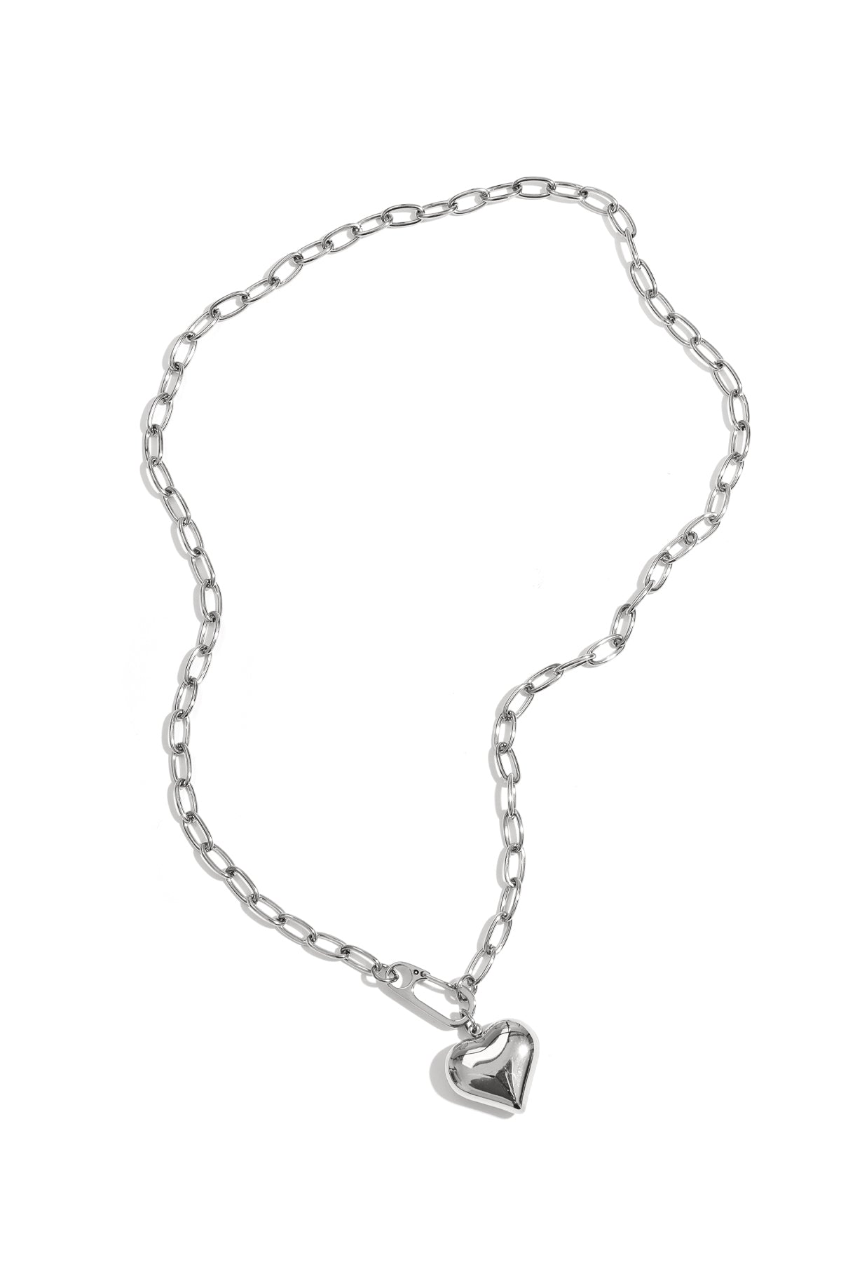 Ketting hangend hart met frontsluiting
