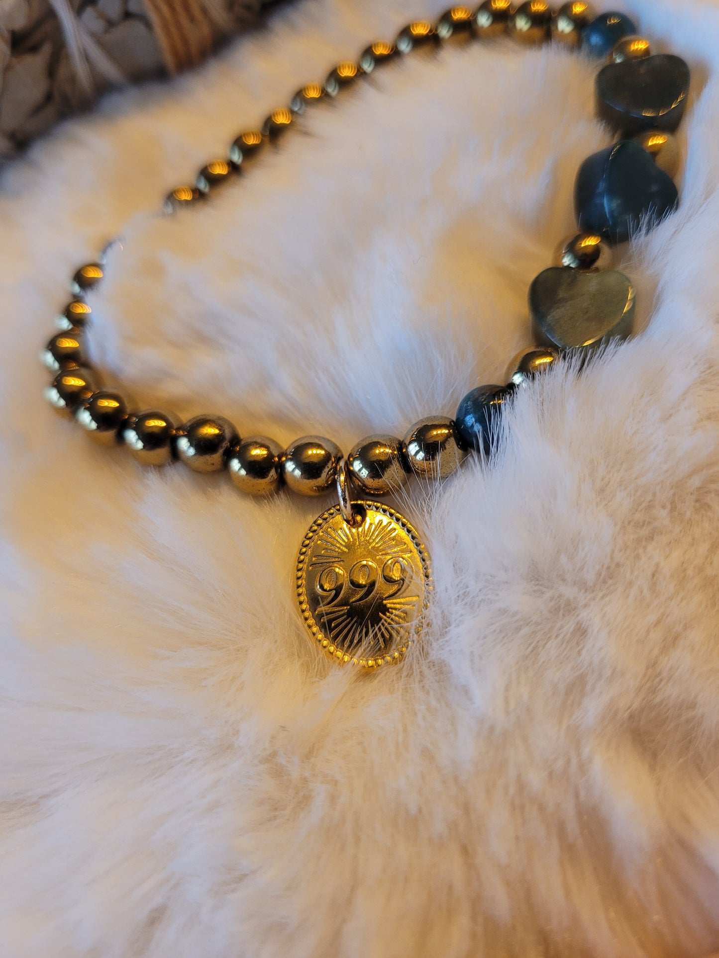 Armband met Jaspis Chalcedoon & Hematiet