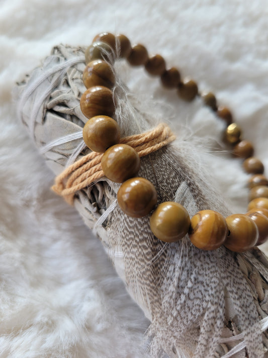 Tan Brown Armband – Aardse Kracht en Harmonie 19 cm