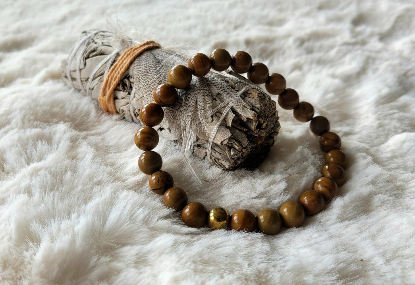 Tan Brown Armband – Aardse Kracht en Harmonie 19 cm