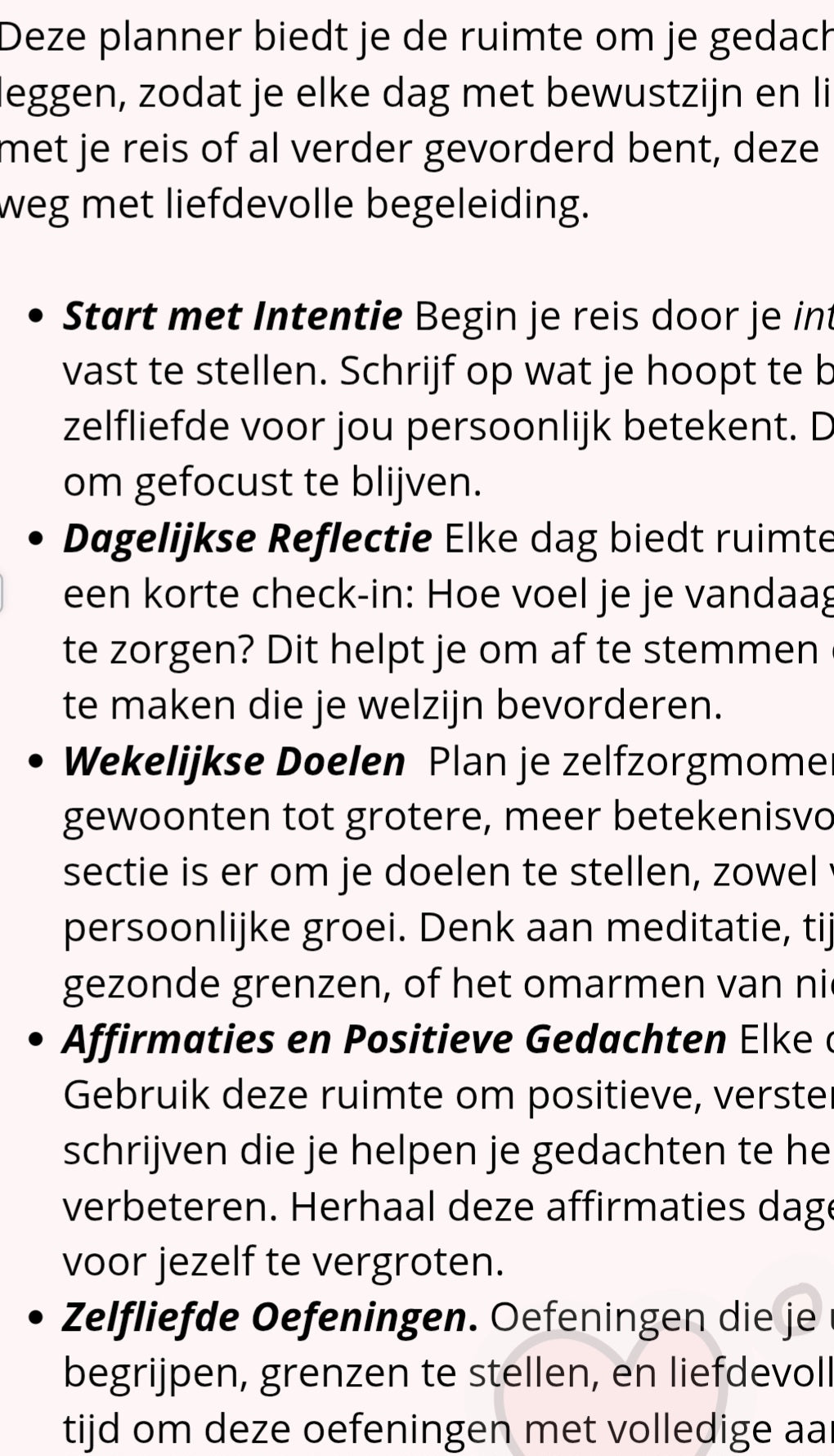 Zelfliefde Planner