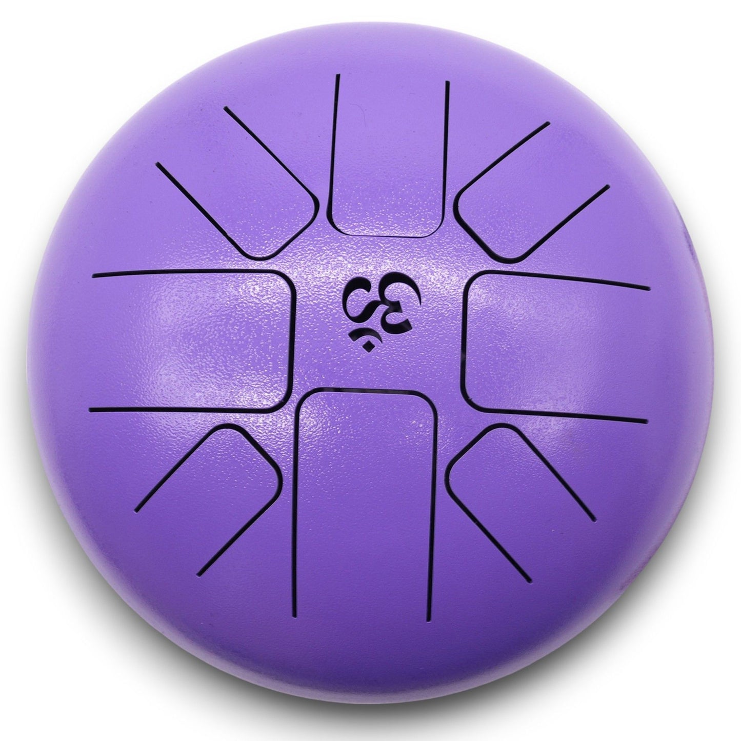Medium Stalen Tongue Drum – Om Violet (22x16 cm)