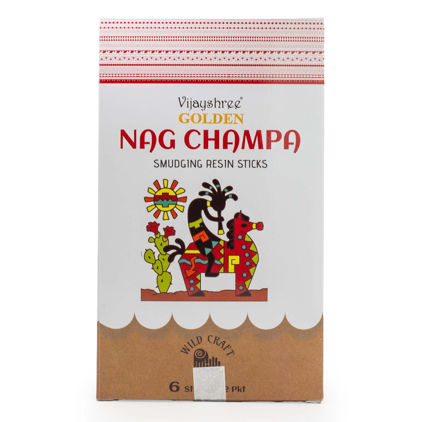 Golden Nag Champa Smudging Harsstaafjes – 30g (6 stuks)