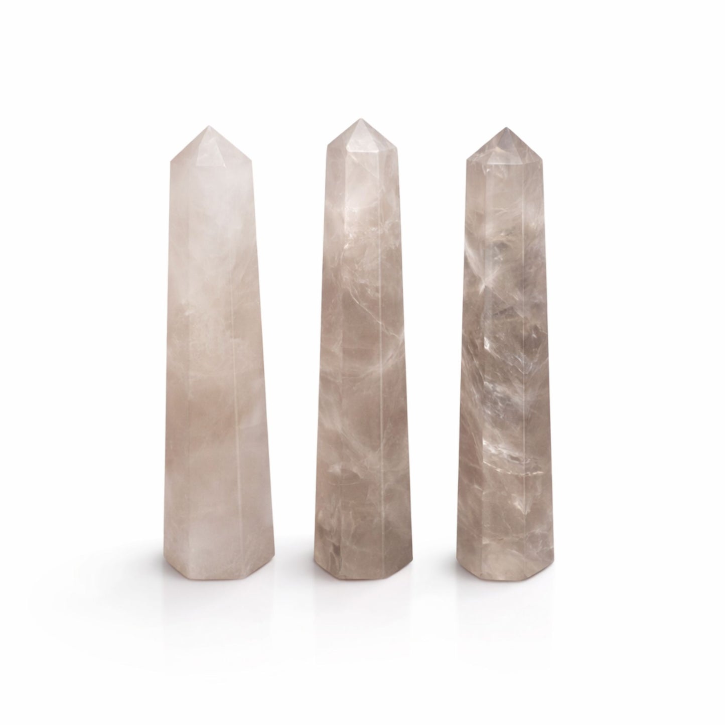 Rookkwarts Obelisk Punt – Zes Vlakken (ca. 11 cm)
