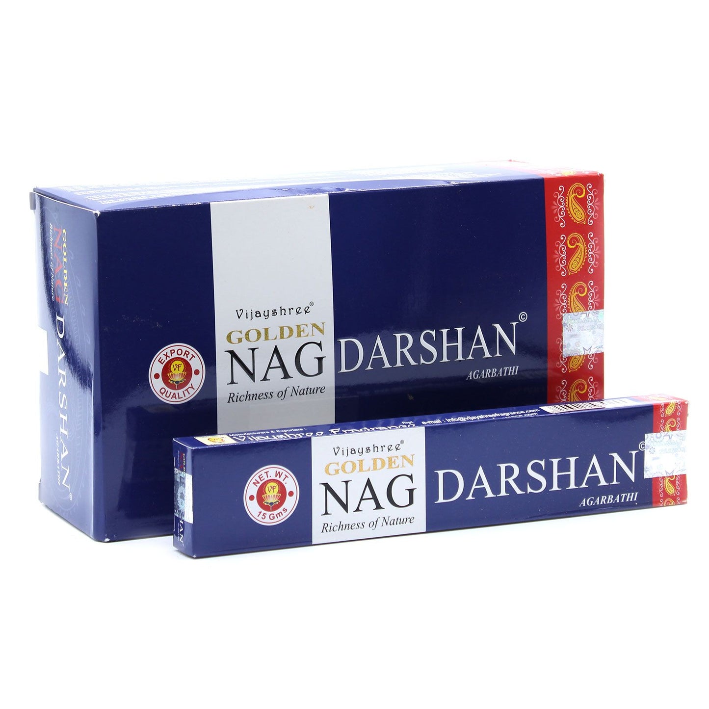 Golden Nag Wierookstokjes – Darshan (15g)