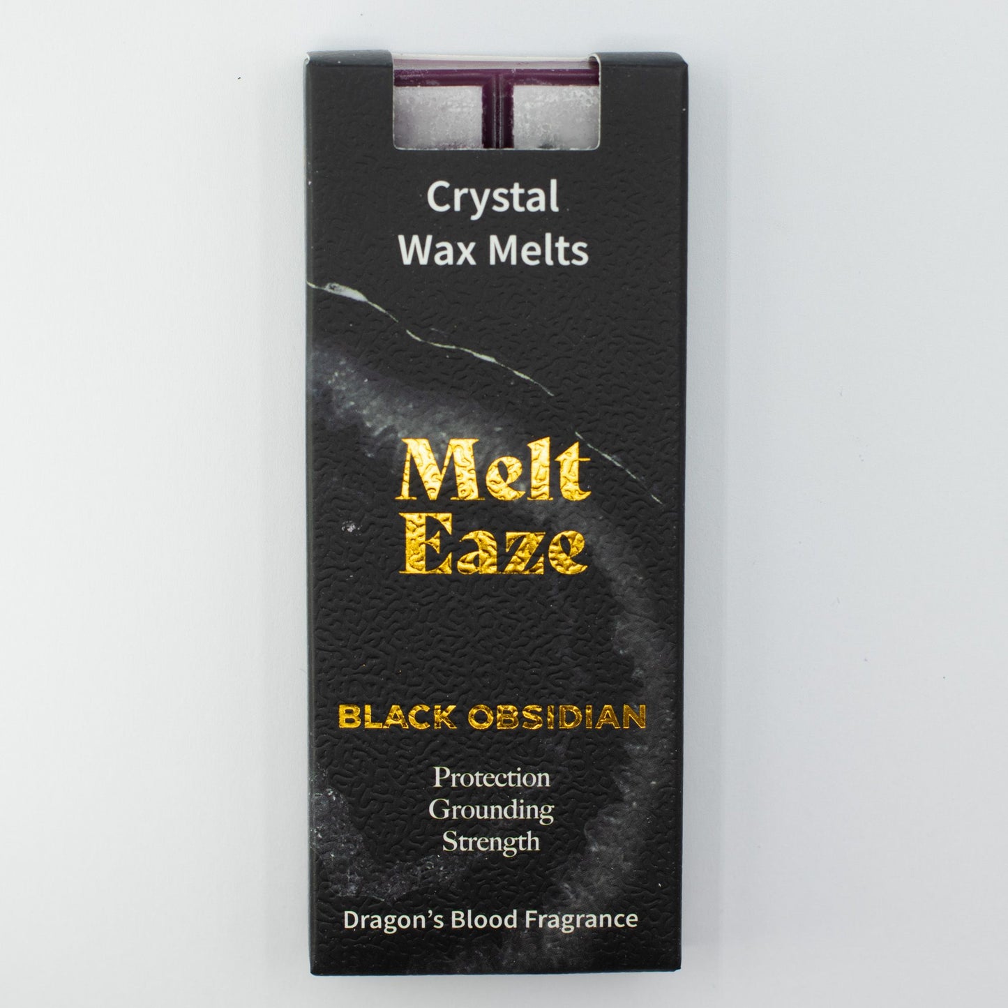 MeltEaze Obsidian Shield Wax Melts – Krachtige Huisgeur met Zwarte Obsidiaan | Soul Studio M