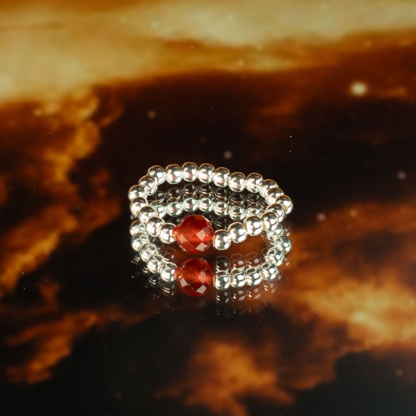 Nymph Spirit Edelstenen Ringset - Liefde & Vlam