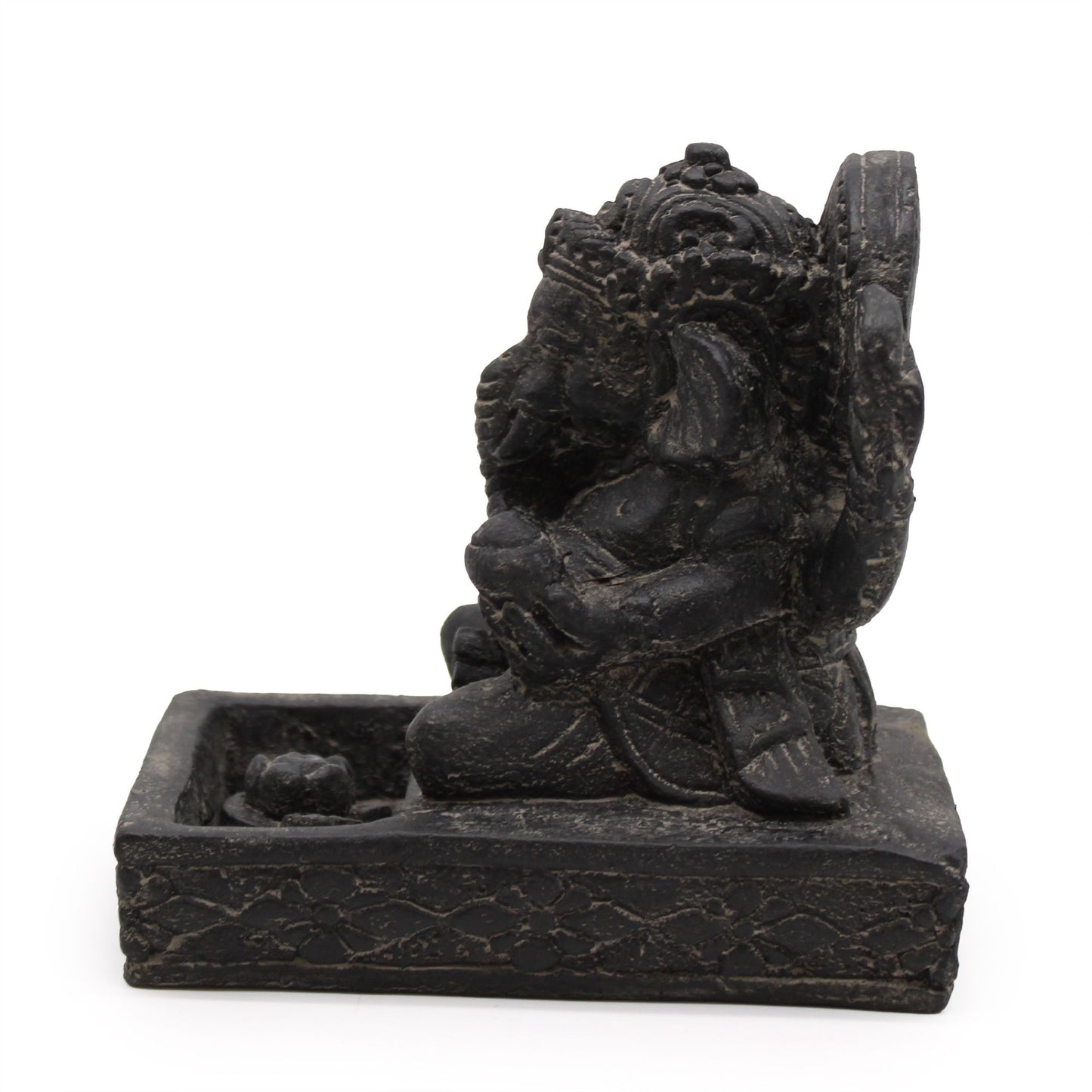 Ganesha Fengshui Wierookhouder – Antiek Zwart