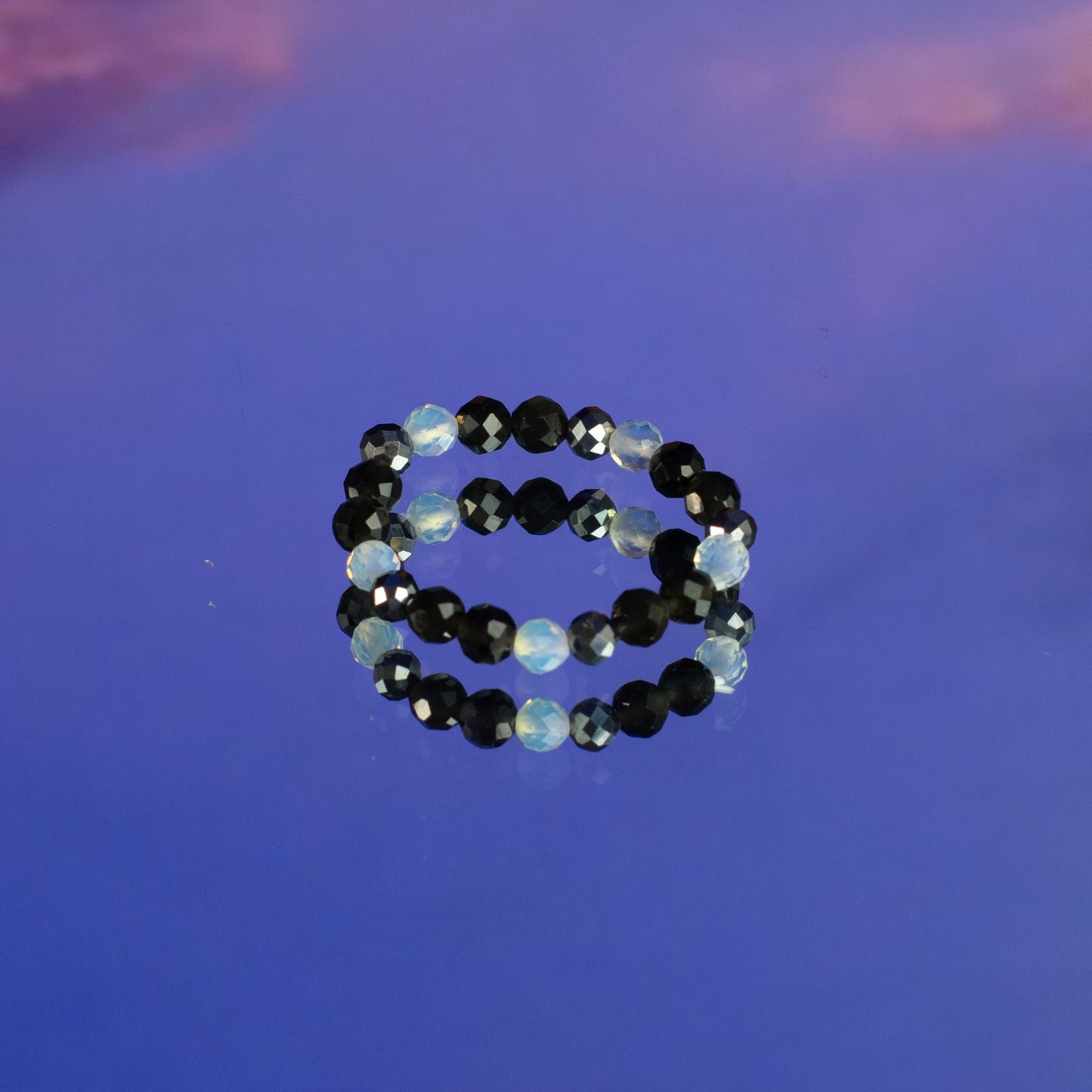 Nymph Spirit Edelstenen Ringset - Volle Maan
