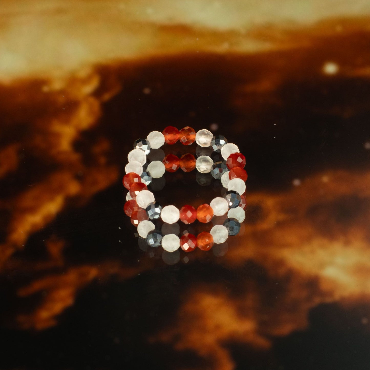Nymph Spirit Edelstenen Ringset - Liefde & Vlam