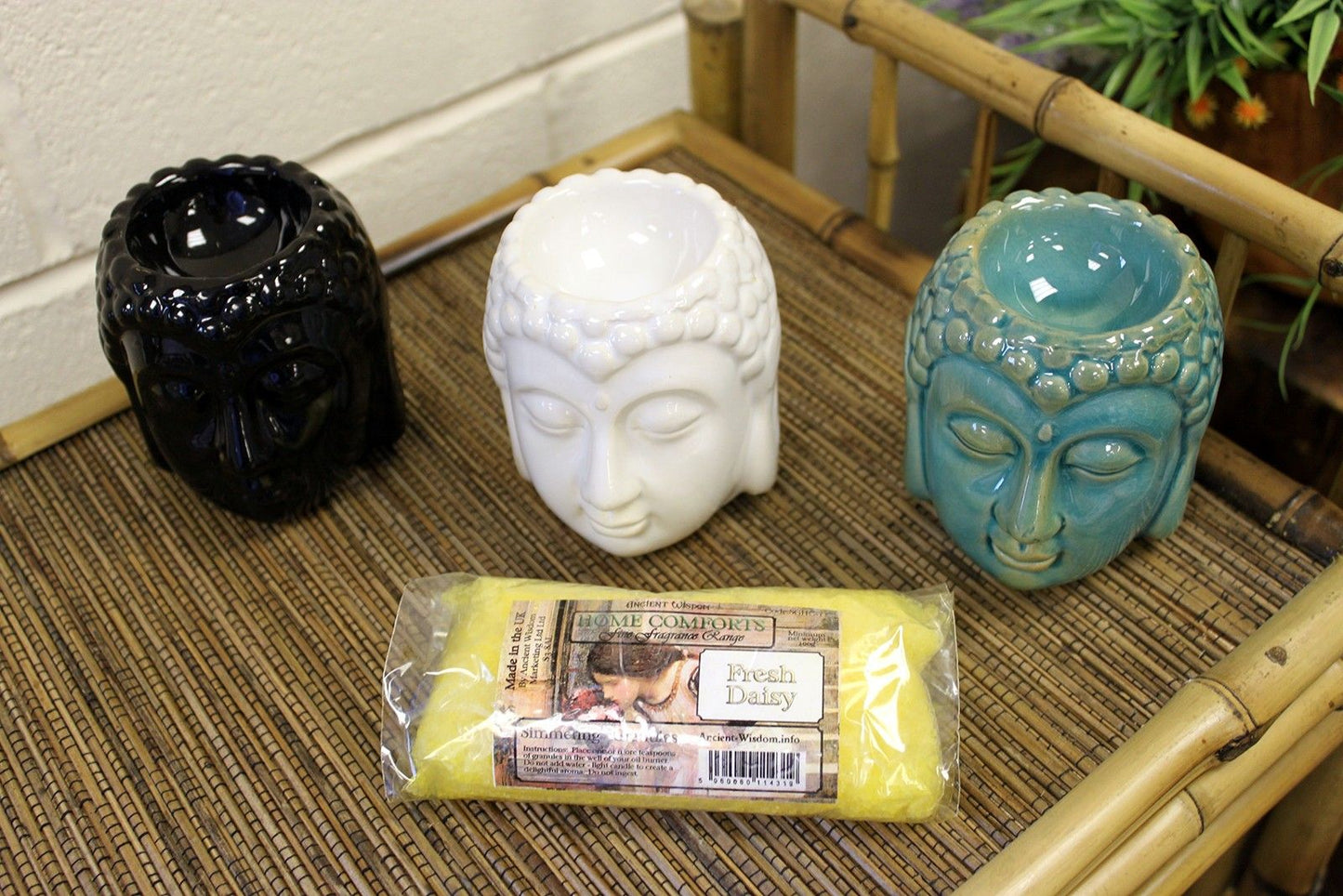 Buddha Oliebrander - Wit