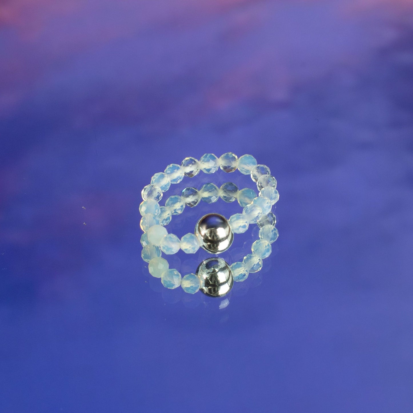 Nymph Spirit Edelstenen Ringset - Volle Maan