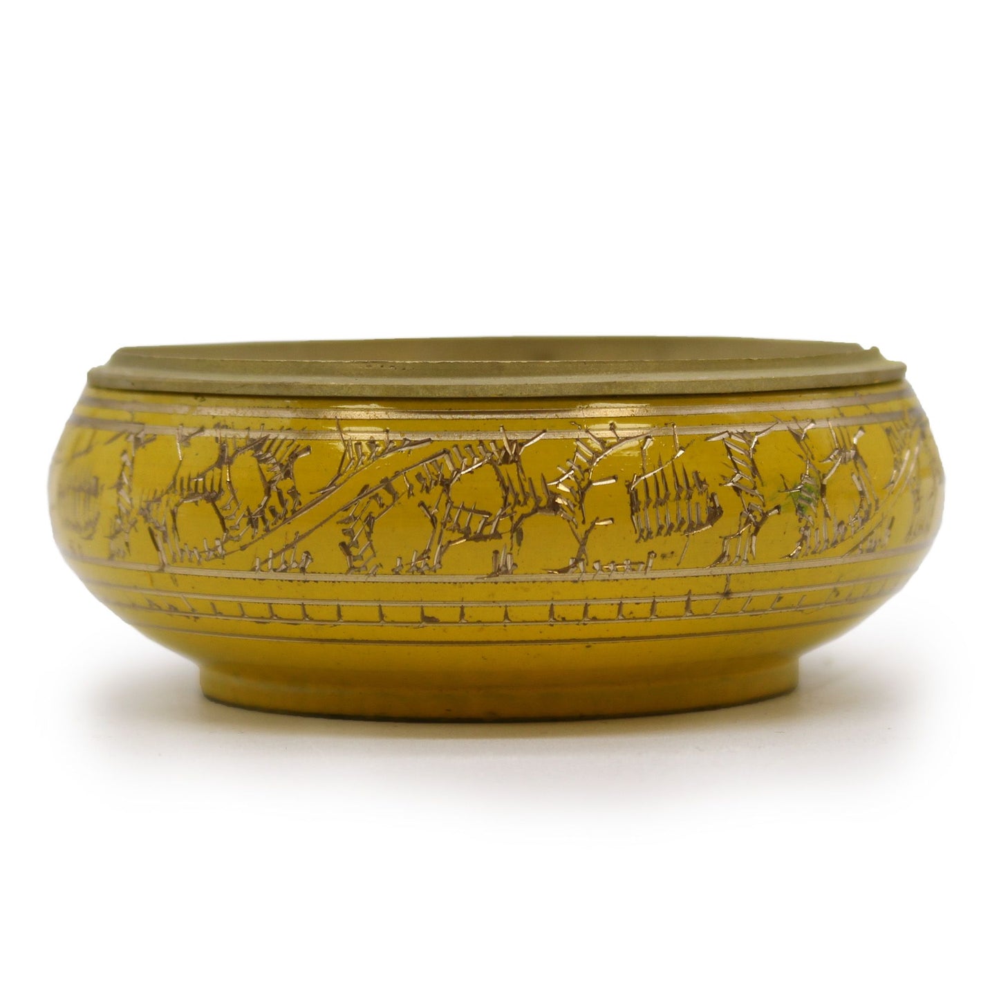 Chakra Houtskool Wierookpot - Zonnevlechtchakra (Geel)