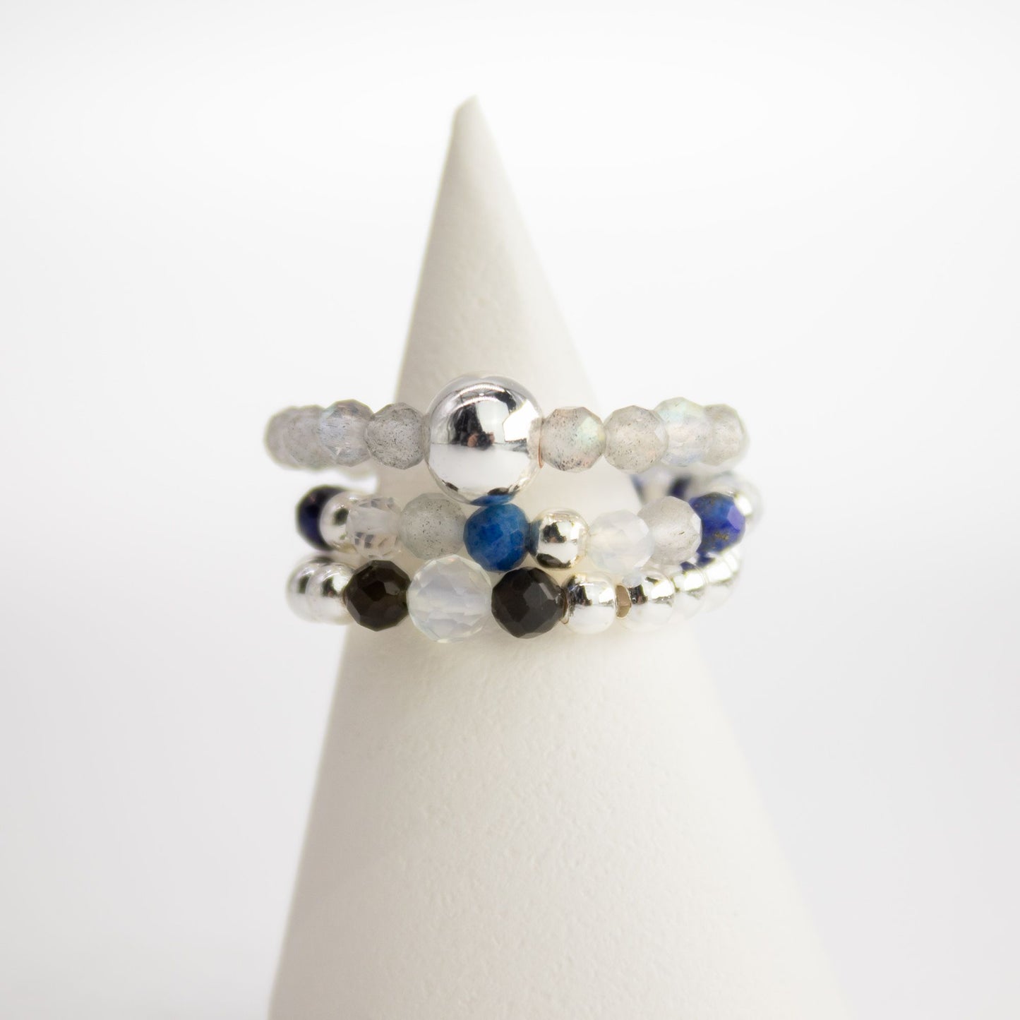 Nymph Spirit Edelstenen Ringset - Noorderlicht