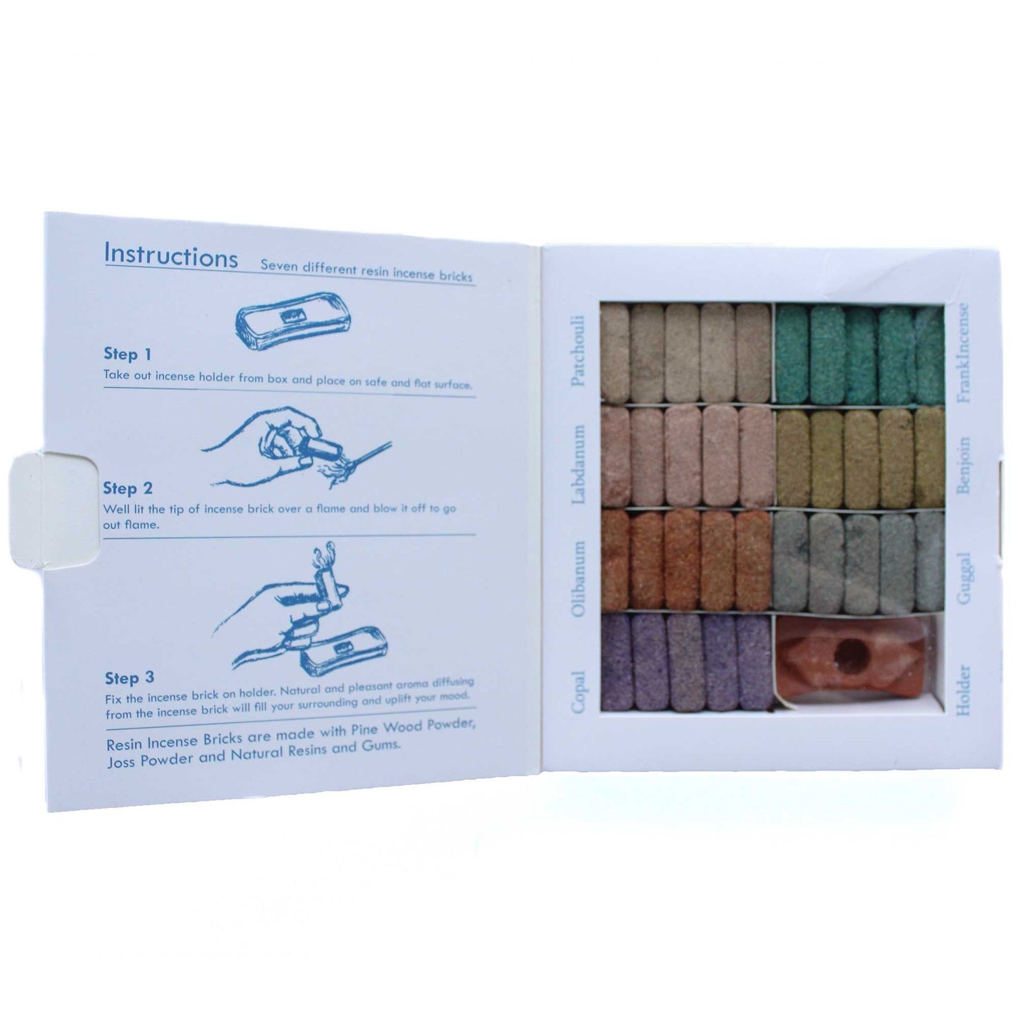 XXL Set Wierook Smudge Bricks met Brander – Wild West (70 stuks)