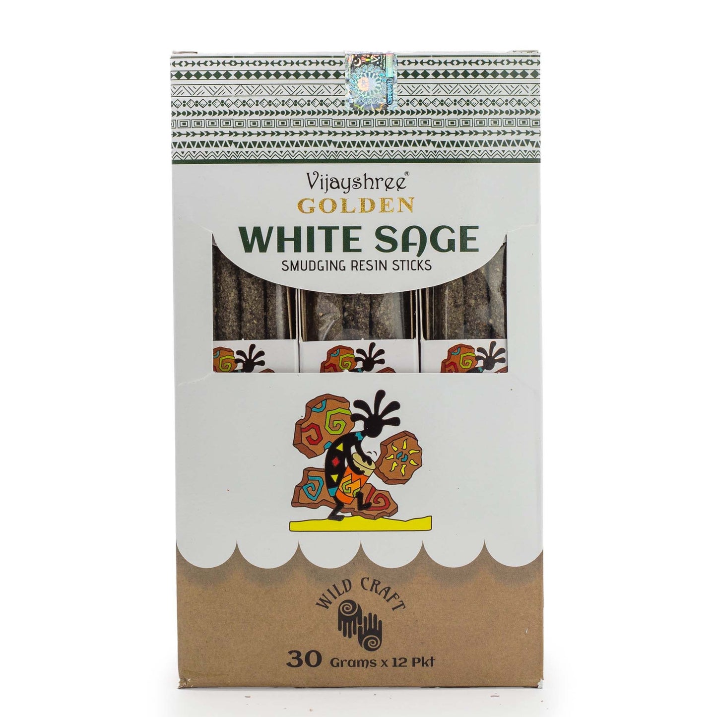 30g Golden Witte Salie Smudging Harsstaafjes (6 stuks)