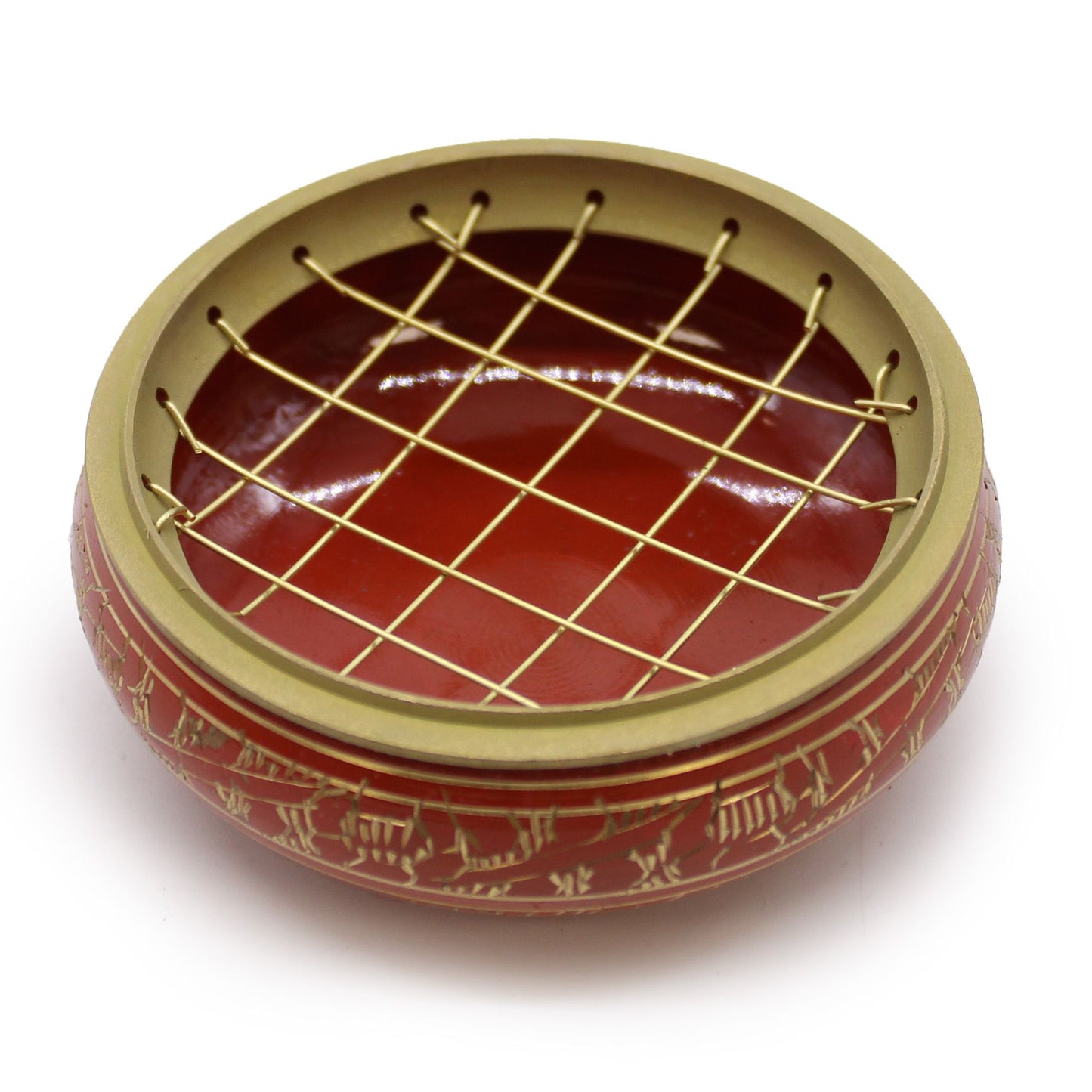 Chakra Houtskool Wierookpot - Sacraalchakra (Oranje)