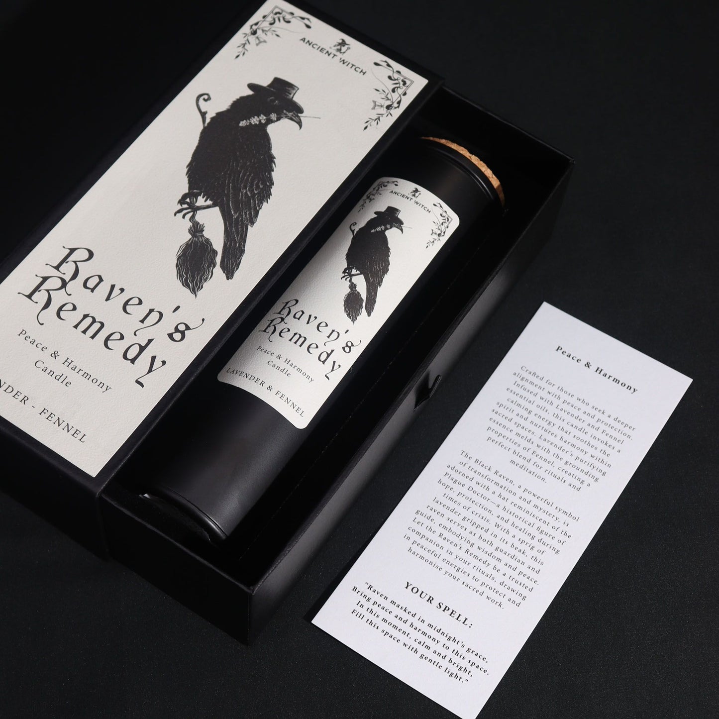 Ancient Witch Zuiveringskaars – Ravens' Remedy | Rust & Innerlijke Vrede