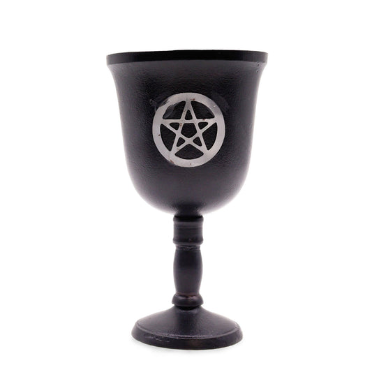 IJzeren Rituele Kelk – Pentagram | 20x11cm