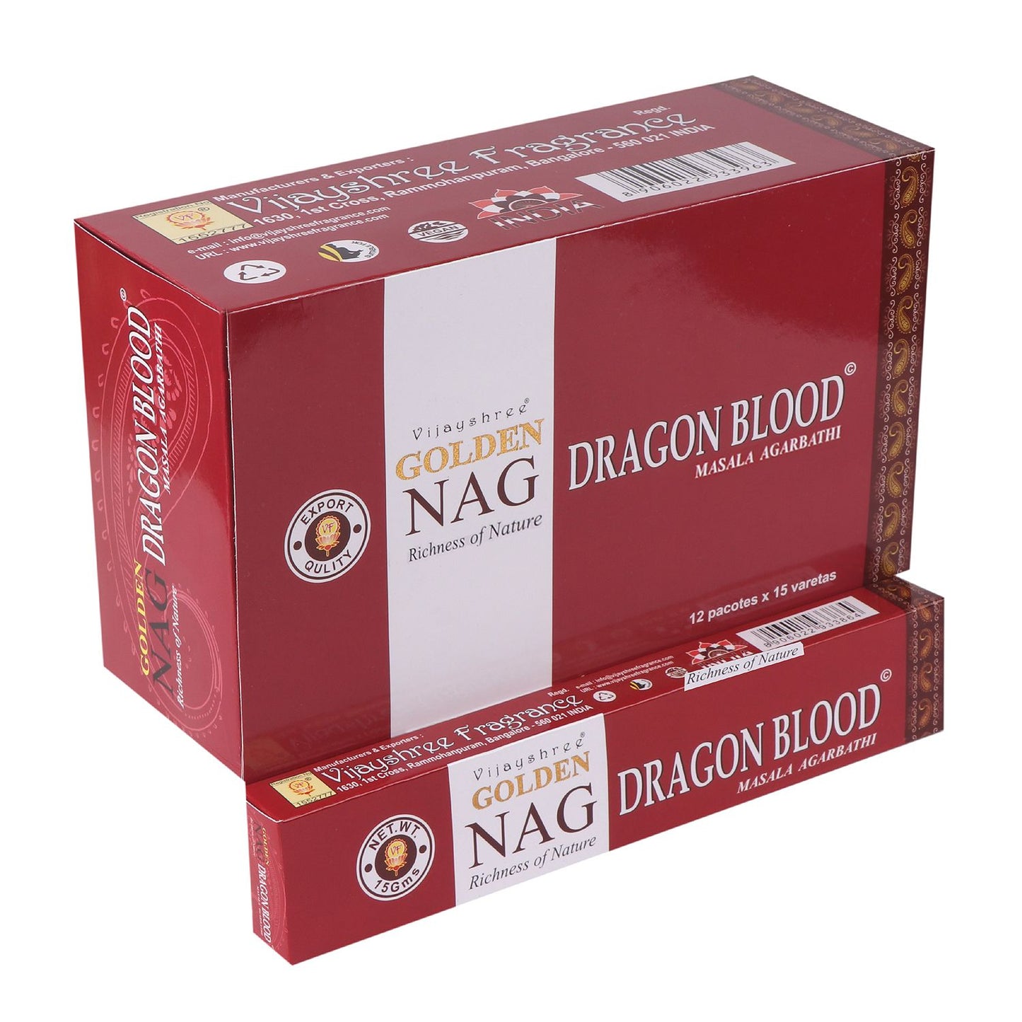 Golden Nag Wierookstokjes – Drakenbloed (15g)