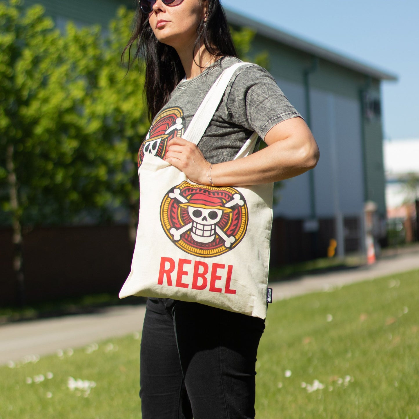 Nomad Sari Iconic Basic Tote Bag – REBEL – Naturel 4oz