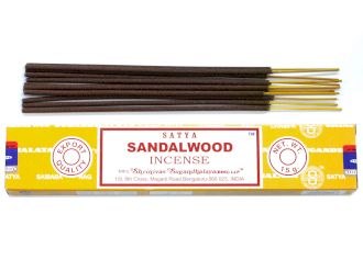 Satya Wierookstokjes Starterspakket (7 geuren + Mangohout Houder)