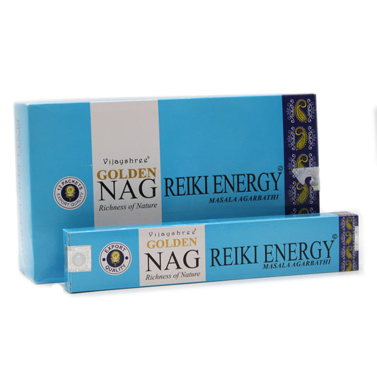 Golden Nag Wierookstokjes – Reiki Energie (15g)