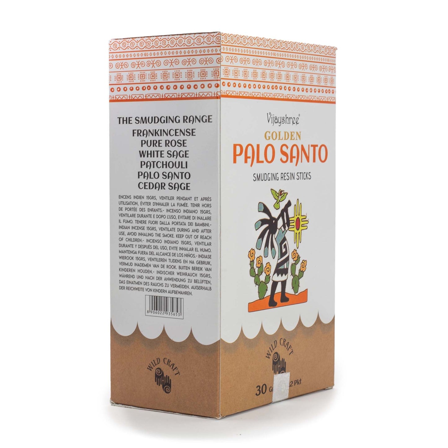 30g Golden Palo Santo Smudging Harsstaafjes (6 stuks)