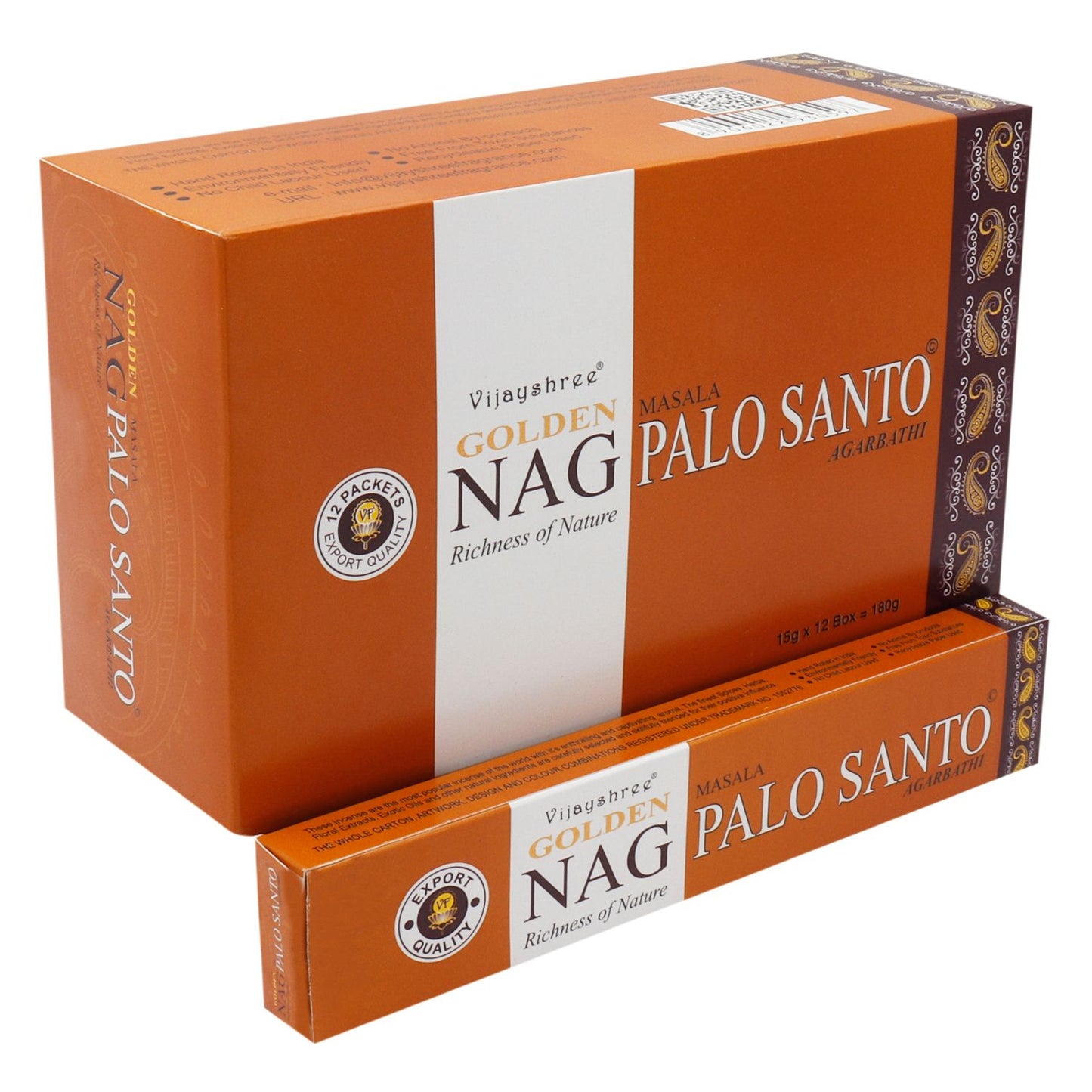 Golden Nag Wierookstokjes – Palo Santo (15g)