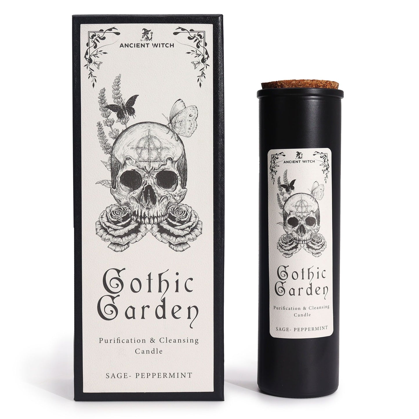 Ancient Witch Zuiveringskaars – Gothic Garden | Reiniging & Transformatie