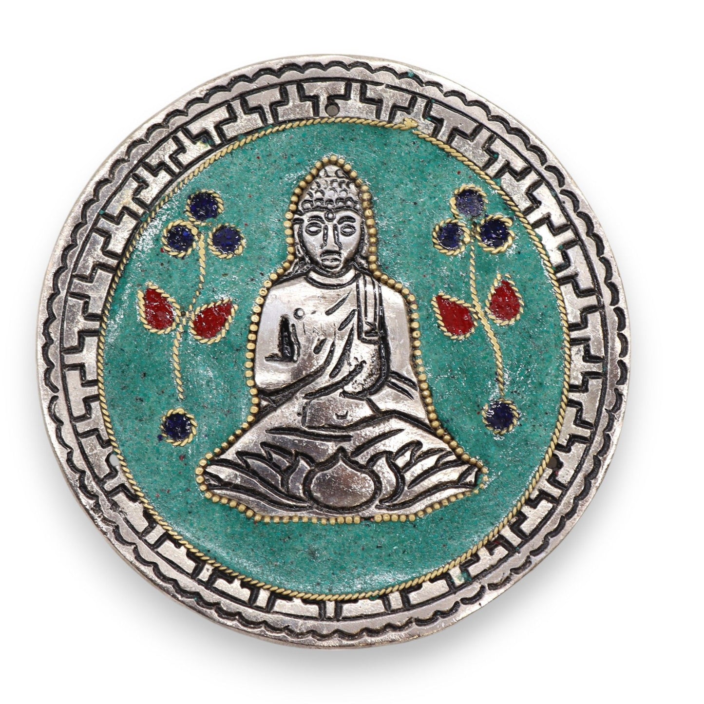 Boeddha Groen Decoratieve Wierookhouder 10cm