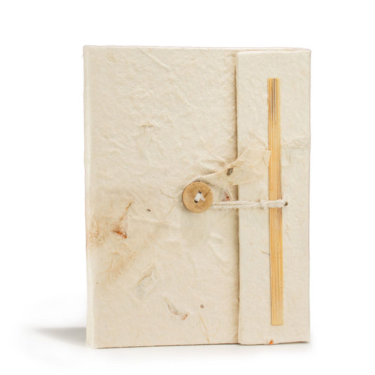 Lokta Mixed Flowers Notitieboek Medium (15x12cm) – 45 pagina's