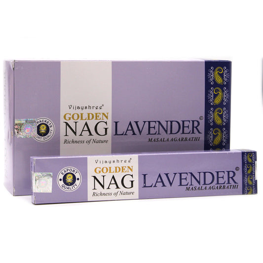 Golden Nag Wierookstokjes – Lavendel (15g)