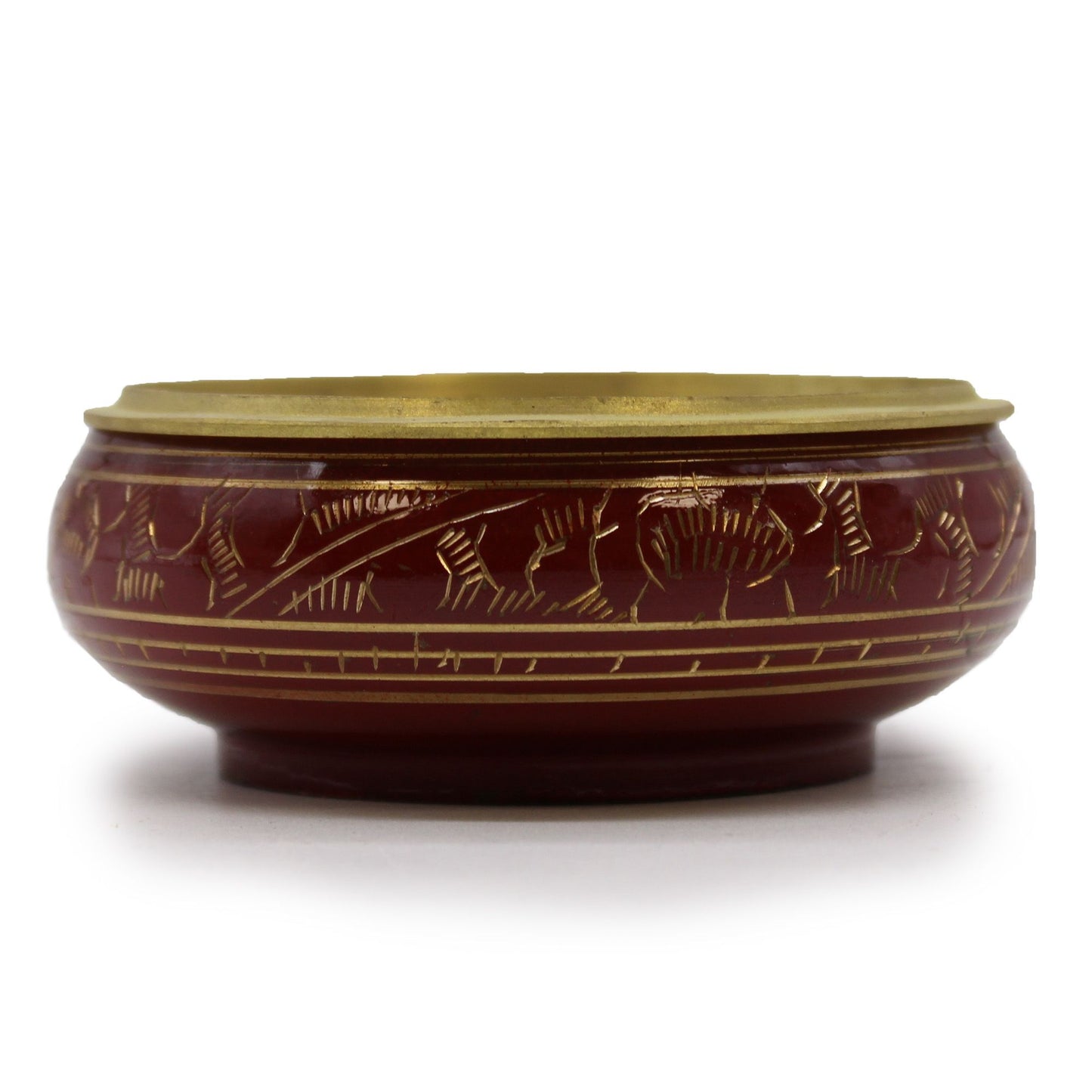 Chakra Houtskool Wierookpot - Wortelchakra (Rood)