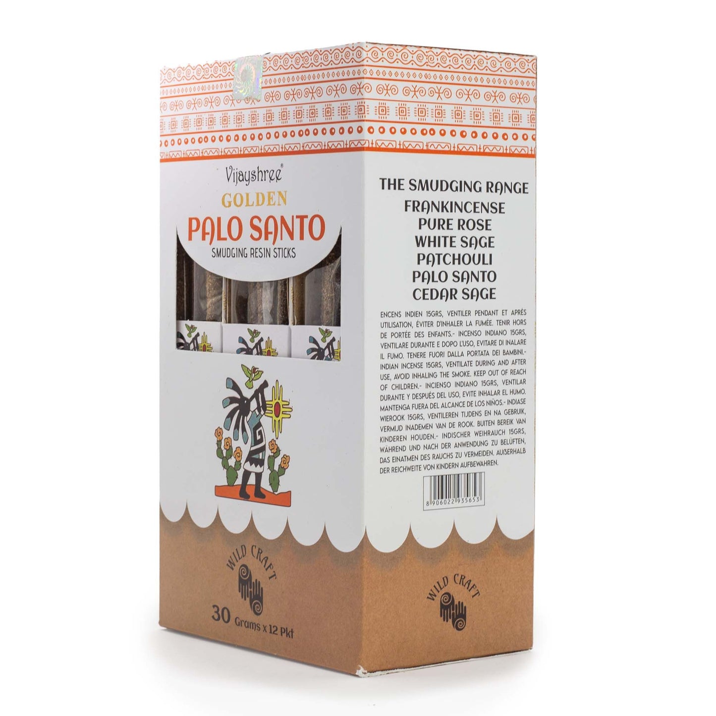 30g Golden Palo Santo Smudging Harsstaafjes (6 stuks)