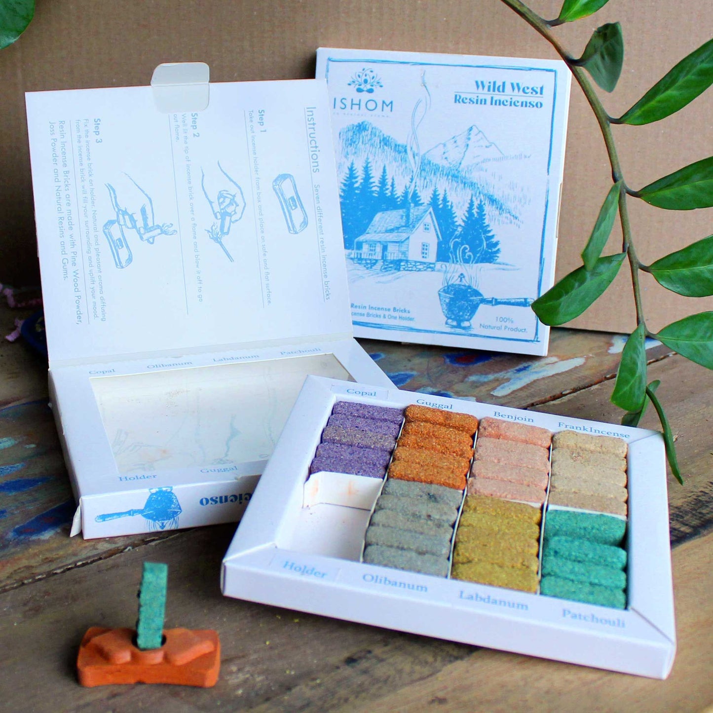XXL Set Wierook Smudge Bricks met Brander – Wild West (70 stuks)