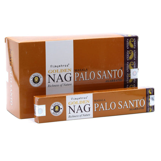 Golden Nag Wierookstokjes – Palo Santo (15g)