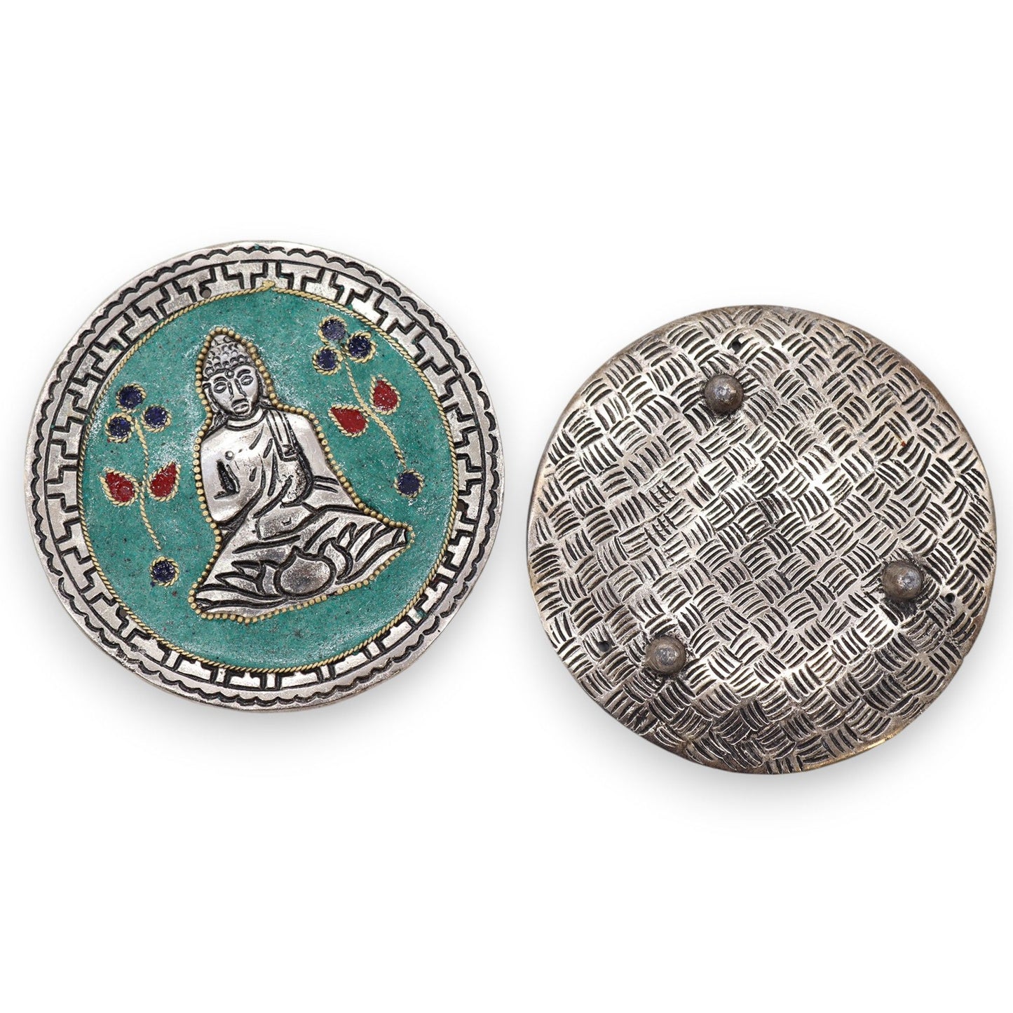 Boeddha Groen Decoratieve Wierookhouder 10cm