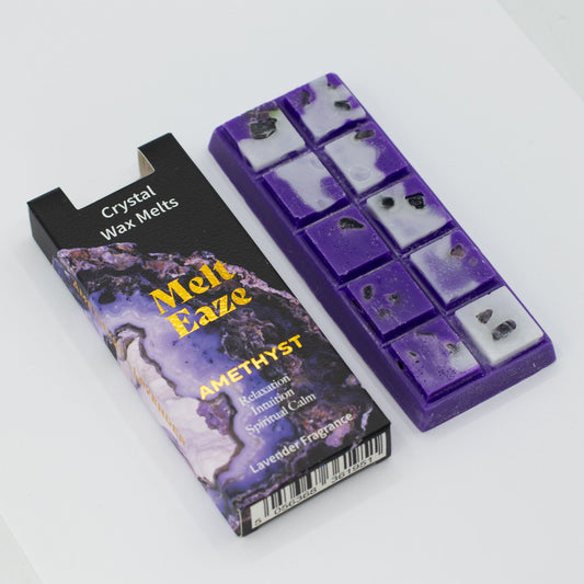 MeltEaze Amethyst Dream Wax Melts – Lavendelgeur met Amethist | Soul Studio M