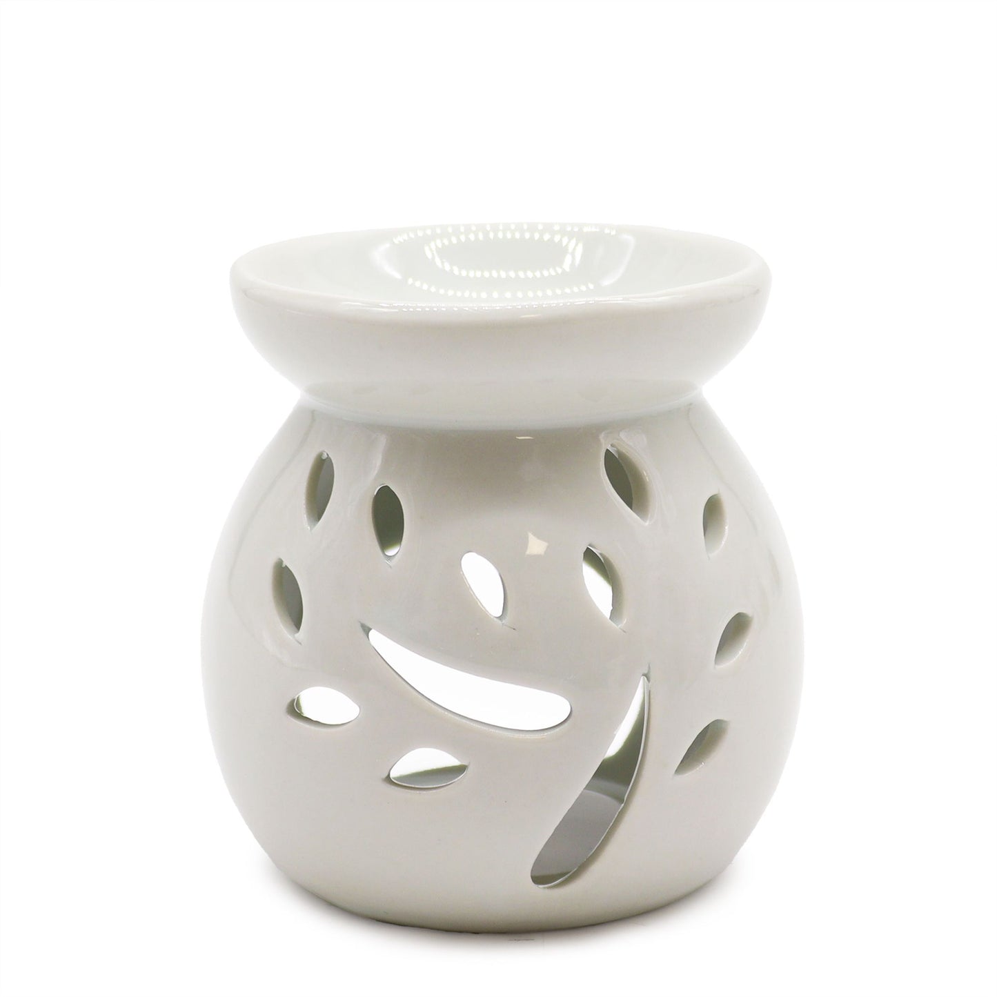 Kleine Klassieke Witte Oliebrander - Boom Uitsnijding